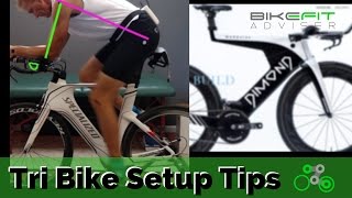 Triathlon Bike Setup Tips