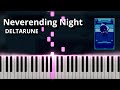 Neverending Night - DELTARUNE OST (432hz Piano Tutorial)