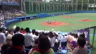 東京高校野球部＆応援団2014夏vs都足立新田