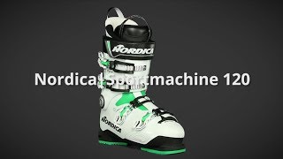 2018 Nordica Sportmachine 120 Mens Boot Overview by SkisDotCom