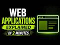 Web Applications Explained in 2 Minutes | Frontend, Backend & Database Basics