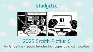 Leaving Cert Irish Orals Picture Stories: 2025 Sraith Pictiúr 6 - An Ghaeilge - Seoid Luachmhar