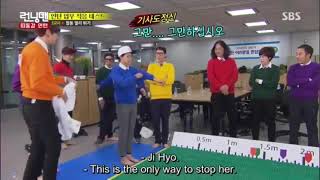 Running Man members tease Ji Hyo with Chen Bolin