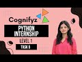 Solution for Python Programming Task 5  Level 1 | Palindrome Checker | Cognifyz Technologies
