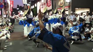 新粋連 練馬北町阿波踊り 流し② 20150725