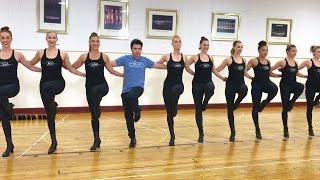'Average Andy' with the Radio City Rockettes