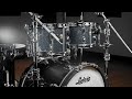 Ludwig Classic Maple - Hybrid Black Sparkle | Stunning New Drum Wrap Finish