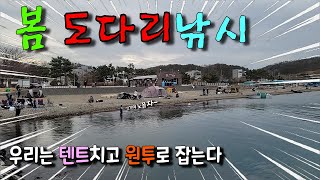 전노캠#37 경북포항 양포항 도다리 낚시와 노지캠핑