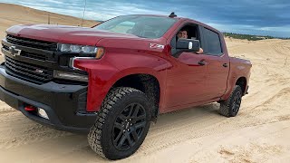 2021 Chevy Silverado Trailboss - Silver Lake Sand Dunes