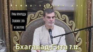 Гуны природы, ложное эго и энергия. Бхагавад гита 7.12. Вишну-таттва дас. Москва. 16.12.2024