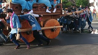 潮来祇園祭礼(2022.8.7. 楽日)  七軒町 午後の巡行