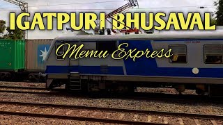 11119 - Igatpuri Bhusaval Junction Memu Express| Igatpuri shuttle |AT Odha Railway Station |