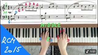 Reflections by Dennis Alexander. RCM 4 - Piano Repertoire