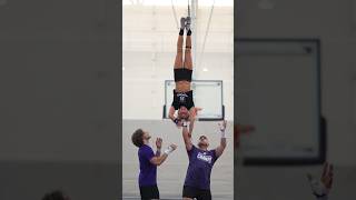 The birth of a new skill for us #sportshorts #acro #cheer #stunts #workout #work