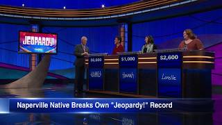 James Holzhauer, Naperville native, breaks own Jeopardy record
