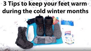 3 tips to help you keep your feet warm in the cold winter months