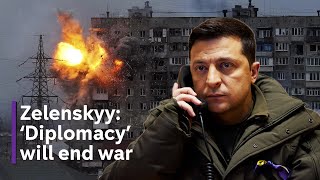 Ukraine Russia Conflict: Zelenskyy says only diplomacy can end war