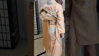 控え目な振袖帯結び  #帯結びアレンジ #着物初心者 #kimono #帯結び #着付け教室 #振袖