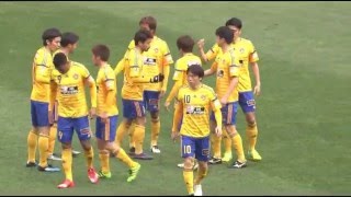 仙台vs鹿島、後半のキックオフシーン【明治安田J1 1st 第3節】