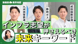 九州旅客鉄道、静岡ガス、成田国際空港 |「動画版業界地図」インフラ業界編（2024年9月配信）