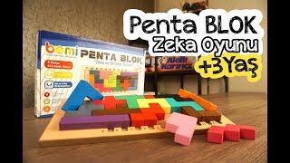 Bemi Toys Penta Blok Zeka Oyunu Akıl Oyunu Ahşap Oyuncak - Akıllı Karınca