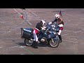 police motorcyclists collide during bastille day parade