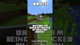 100 Days - [Minecraft Shorts] - Day 23 #minecraft #100days