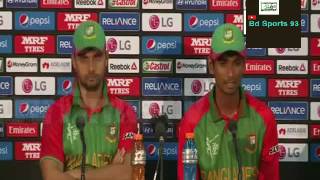 Post Match Press Conference   England v Bangladesh   Masrafe Bin Mortaza Englis
