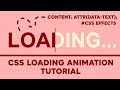 CSS Loading Animation Tutorial ✨#css #html #frontend #animation #csseffects  #coading 