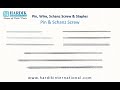 Pin, Wire, Schanz Screw & Staples