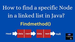 1.4 How to Find a Specific Node in a Linked List? | Java | Calculus Tutorials By Lakhani