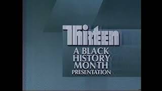 A Thirteen (WNET) Black History Month Presentation/KUED (1987)