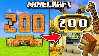 Poprosiłem 10 LOSOWYCH OSÓB, aby zbudowali ZOO w MINECRAFT!