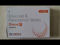 brand name series drug 232 tab etocol mr etoricoxib paracetamol analgesic painkiller