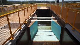 Parshall flume in water treatment plants