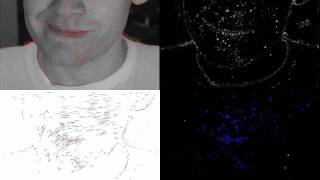 Real-time optical flow and semi dense point tracking on GPU