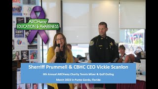 2023 ARCHway Sheriff  Prummell \u0026 CBHC CEO Vickie Scanlon Talk About Recovery In Charlotte County