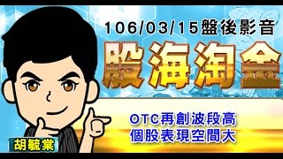 胡毓棠 股海淘金 影音分析 2017/03/15