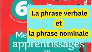 LA PHRASE VERBALE la PHRASE NOMINALE/ درس جد مهم