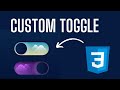 How to Create a custom toggle button using Pure CSS