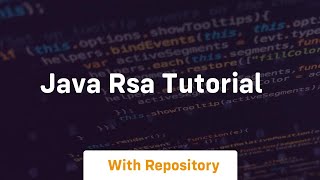 java rsa tutorial