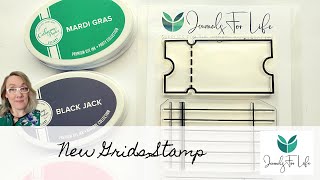 New Grids Stamp! Exclusively at Journals for Life