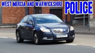 Unmarked UK Police Vauxhall Insignia responding | Warwickshire And West Mercia