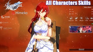 Honkai Star Rail - All Characters Skills & Talents Showcase (Closed Beta)