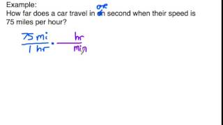 Unit 1 Converting 2 MPH to Feet in a Second