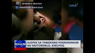 Saksi: Suspek sa tangkang pagnanakaw ng motorsiklo, kinuyog