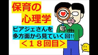 【保育士試験：保育の心理学】その１８(ピアジェの凄さ!!まとめます!!)