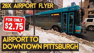 Flying into Pittsburgh? Take Public Transit From The Airport to Downtown for ONLY $2.75