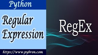 Python RegEx | Python Regular Expressions Tutorial | Python Tutorial | Python Training | Pybron