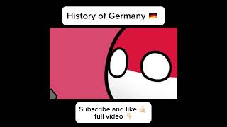 Countryballs - History of Germany  #history #polandball #countryballs #europe #germany #ww2 #ww1